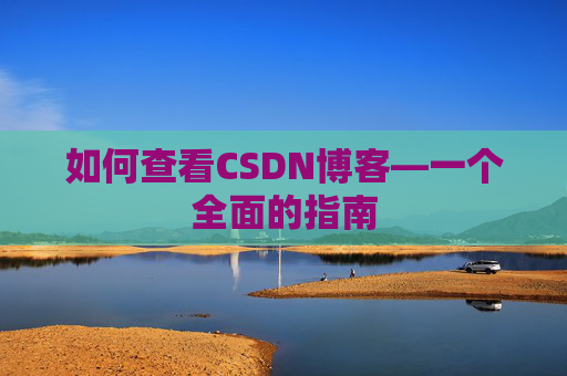 如何查看CSDN博客—一个全面的指南